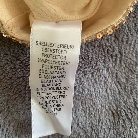 Adrianna pappell Sequin rose Gold Skirt xs NWT - Picture 11 of 11